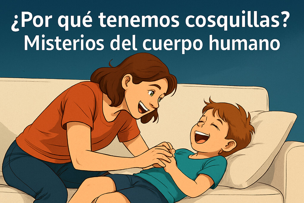 Madre haciendo cosquillas a su hijo