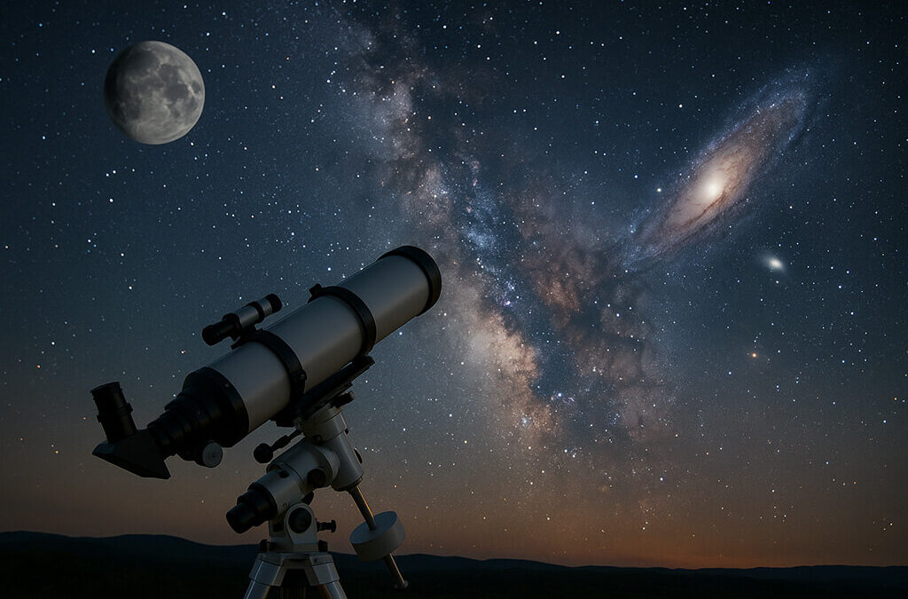 El telescopio: el invento que nos abrió los ojos al universo.