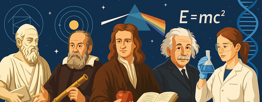 Los hitos clave en la historia de la ciencia.