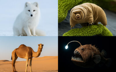 Animales que viven en condiciones extremas.