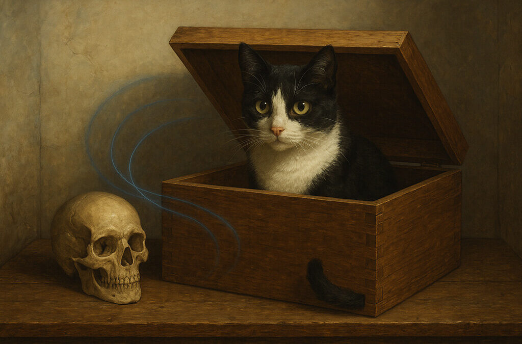 La paradoja del gato de Schrödinger y los límites de la realidad.