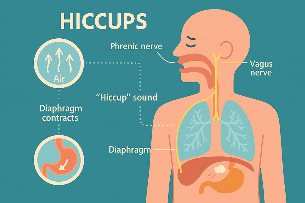 infografía relacionada con el hipo
